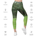 leggings - straight waist-God's Creatures: Highland Cattle Leggings Straight Waist with Pockets-2-images on me