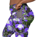 Nature: Irish Noble's Castle Lobelias Leggings Straight Waist with Pockets - images on me