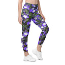 Nature: Irish Noble's Castle Lobelias Leggings Straight Waist with Pockets - images on me