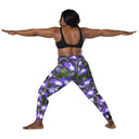 Nature: Irish Noble's Castle Lobelias Leggings Straight Waist with Pockets - images on me