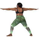 leggings - straight waist-Nature: Legendary Irish Castle Grounds Leggings Straight Waist with Pockets-16-images on me