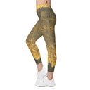 leggings - straight waist-Vibe: Hotel Chandelier in Edinburgh Leggings Straight Waist with Pockets-2-images on me