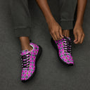 Sneakers – Victoria Island Dahlias Black Soles (Athletic Shoes for Men)