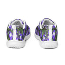 Back view of men’s sneakers featuring Castle Lobelias floral print captured at Dromoland Castle, County Clare, Ireland