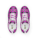 Sneakers – Victoria Island Dahlias White Soles (Athletic Shoes for Men)