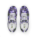 Top view of men’s sneakers featuring Castle Lobelias floral print captured at Dromoland Castle, County Clare, Ireland