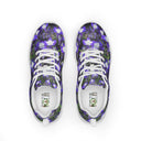 Top view of men’s sneakers featuring Castle Lobelias floral print captured at Dromoland Castle, County Clare, Ireland