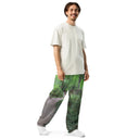 pants - wide-leg joggers-Explore: Legendary Irish Castle Secret Path Unisex Wide-leg Joggers-6-images on me