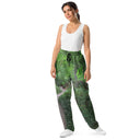 pants - wide-leg joggers-Explore: Legendary Irish Castle Secret Path Unisex Wide-leg Joggers-8-images on me
