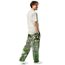 Nature: Historic Scottish Highland Castle Garden Flowers Unisex Wide - leg Joggers - images on me