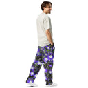 Nature: Irish Noble's Castle Lobelias Unisex Wide - leg Joggers - images on me