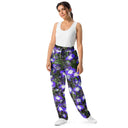 Nature: Irish Noble's Castle Lobelias Unisex Wide - leg Joggers - images on me