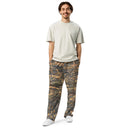 pants - wide-leg joggers-Vibe: Cliffs of Moher Nature's Pattern Unisex Wide-leg Joggers-5-images on me