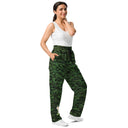 pants - wide-leg joggers-Vibe: Historic Scottish Highland Castle Garden Hedge and Flowers Unisex Wide-leg Joggers-10-images on me