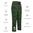 pants - wide-leg joggers-Vibe: Historic Scottish Highland Castle Garden Hedge and Flowers Unisex Wide-leg Joggers-2-images on me