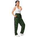 pants - wide-leg joggers-Vibe: Historic Scottish Highland Castle Hedge Unisex Wide-leg Joggers-11-images on me