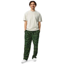 pants - wide-leg joggers-Vibe: Historic Scottish Highland Castle Hedge Unisex Wide-leg Joggers-5-images on me