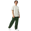pants - wide-leg joggers-Vibe: Historic Scottish Highland Castle Hedge Unisex Wide-leg Joggers-7-images on me