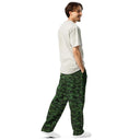 pants - wide-leg joggers-Vibe: Historic Scottish Highland Castle Hedge Unisex Wide-leg Joggers-8-images on me
