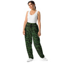 pants - wide-leg joggers-Vibe: Historic Scottish Highland Castle Hedge Unisex Wide-leg Joggers-9-images on me