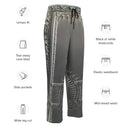 pants - wide-leg joggers-Vibe: Montmartre Portal Unisex Wide-leg Joggers-11-images on me