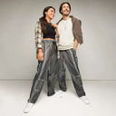 pants - wide-leg joggers-Vibe: Montmartre Portal Unisex Wide-leg Joggers-4-images on me