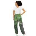 pants - wide-leg lightweight-Explore: Legendary Irish Castle Secret Path Unisex Wide-leg Pants-10-images on me