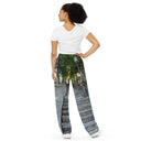 pants - wide-leg lightweight-Explore: Montmartre Ascent Unisex Wide-leg Pants-3-images on me