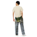 pants - wide-leg lightweight-Explore: Montmartre Ascent Unisex Wide-leg Pants-4-images on me