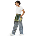 pants - wide-leg lightweight-Explore: Montmartre Ascent Unisex Wide-leg Pants-5-images on me