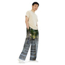 pants - wide-leg lightweight-Explore: Montmartre Ascent Unisex Wide-leg Pants-6-images on me