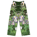 pants - wide-leg lightweight-Nature: Historic Scottish Highland Castle Garden Flowers Unisex Wide-leg Pants-1-images on me