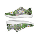 shoes - athletic-Nature: Historic Scottish Highland Castle Garden Flowers Athletic Shoes for Women-2-images on me
