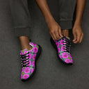 Nature: Victoria Island Dahlias Sneakers for Men - black soles - images on me