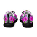 shoes - athletic-Nature: Victoria Island Dahlias Athletic Shoes for Men - black soles-2-images on me