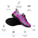 Nature: Victoria Island Dahlias Sneakers for Men - black soles - images on me