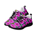 Nature: Victoria Island Dahlias Sneakers for Men - black soles - images on me
