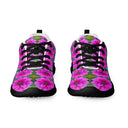 Nature: Victoria Island Dahlias Sneakers for Men - black soles - images on me