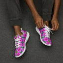 Nature: Victoria Island Dahlias Sneakers for Men - white soles - images on me