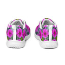 shoes - athletic-Nature: Victoria Island Dahlias Athletic Shoes for Men - white soles-2-images on me