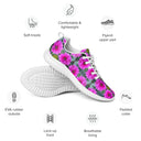 Nature: Victoria Island Dahlias Sneakers for Men - white soles - images on me