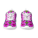 Nature: Victoria Island Dahlias Sneakers for Men - white soles - images on me