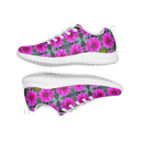 Nature: Victoria Island Dahlias Sneakers for Men - white soles - images on me