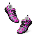 Nature: Victoria Island Dahlias Sneakers for Women - black soles - images on me