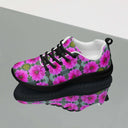 Nature: Victoria Island Dahlias Sneakers for Women - black soles - images on me