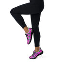 Nature: Victoria Island Dahlias Sneakers for Women - black soles - images on me