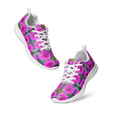 Nature: Victoria Island Dahlias Sneakers for Women - white soles - images on me