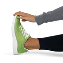 Vibe: Highland Cattle Grass Field Sneakers for Women - images on me