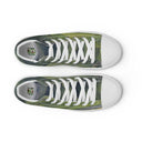 shoes - high top canvas-Explore: Scotland's Highland Hills High Top Canvas Shoes for Men-11-images on me
