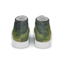 shoes - high top canvas-Explore: Scotland's Highland Hills High Top Canvas Shoes for Men-7-images on me